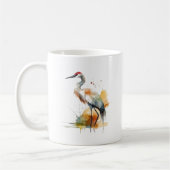 Wanderkranich Kaffeetasse (Links)