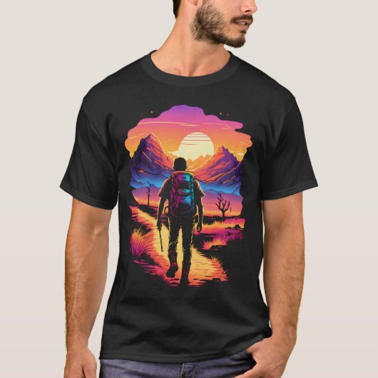 Wanderlandschaft T-Shirt (Vorderseite)