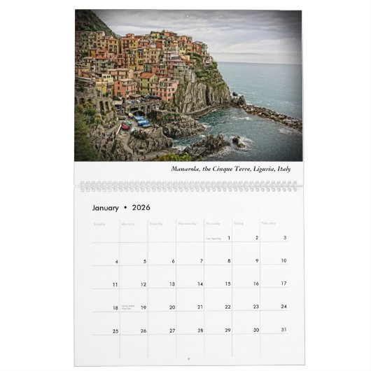 Wanderlust 2016 Kalender (Jan 2026)