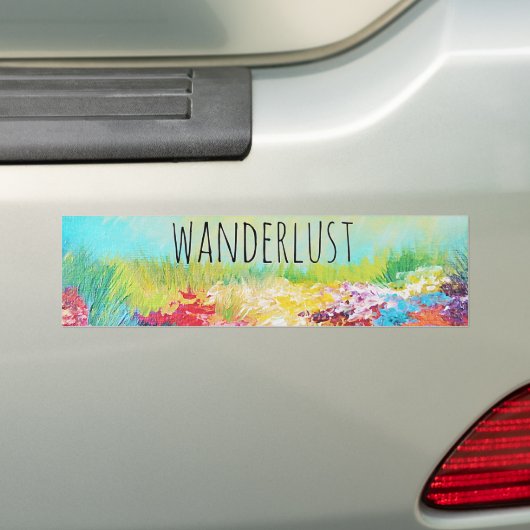 WANDERLUST abstrakte Autoaufkleber (Auf Auto)