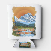 Wanderlust Adventure Vintage Travel Style Dosenkühler (Rückseite)