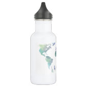 Wanderlust-Aquarell-Wasser-Flasche Trinkflasche (Links)