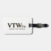 Wanderlust Bag Gepäckanhänger (Rückseite horizontal)