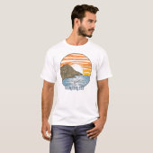 Wanderlust Bergstrandabenteuer T-Shirt (Vorne ganz)