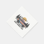 Wanderlust Camper - Roam and Roam Wander Wide Serviette (Ecke)