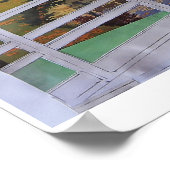 Wanderlust - Collage-Kunst Poster (Ecke)