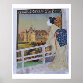 Wanderlust - Collage-Kunst Poster