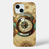 Wanderlust Compass iPhone / iPad Gehäuse Case-Mate iPhone Hülle (Rückseite)