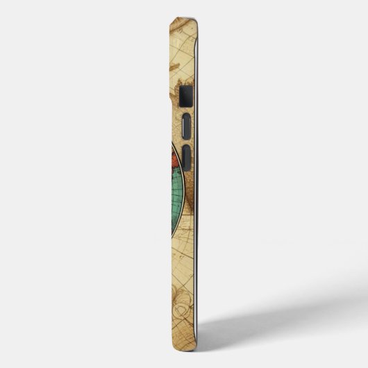 Wanderlust Compass iPhone / iPad Gehäuse Case-Mate iPhone Hülle (Rückseite / Links)