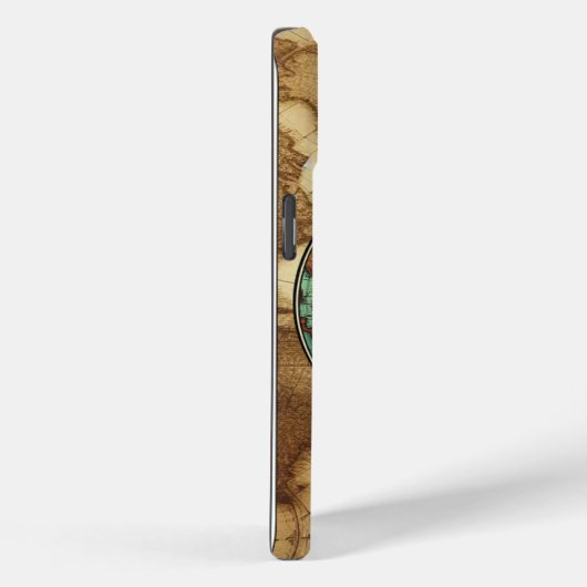 Wanderlust Compass iPhone / iPad Gehäuse Case-Mate iPhone Hülle (Rückseite / Rechts)