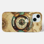Wanderlust Compass iPhone / iPad Gehäuse Case-Mate iPhone Hülle (Rückseite (Horizontal))