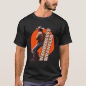 Wanderlust Cowboy T-Shirt - Abenteuer wartet (Vorderseite)