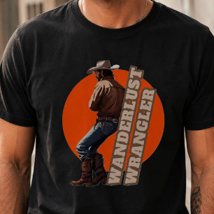 Wanderlust Cowboy T-Shirt - Abenteuer wartet