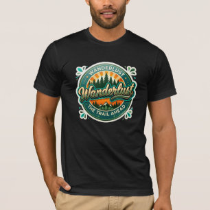 Wanderlust Der Weg Voraus – Vintage Retro Outdoor T-Shirt