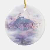 Wanderlust Dreamscape Keramik Ornament (Vorne)