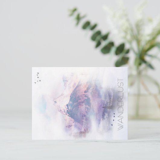Wanderlust Dreamscape Postkarte (Stehend Vorderseite)