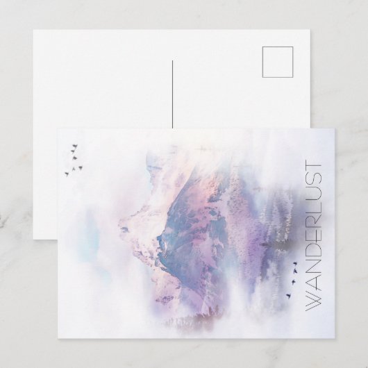 Wanderlust Dreamscape Postkarte (Vorne/Hinten)
