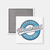 Wanderlust Entdecken Abenteuer Magnet (Vorderseite/Rückseite)