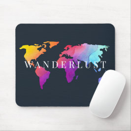 Wanderlust-Farbenmaus Mousepad