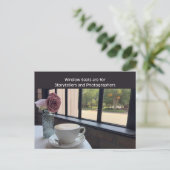 Wanderlust Fotografie Zitat Postkarte (Stehend Vorderseite)