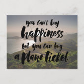 Wanderlust Freude Postkarte (Vorderseite)