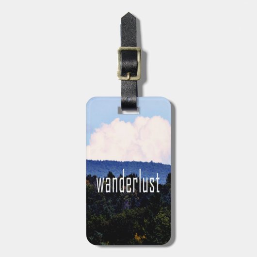 Wanderlust-Gepäck Gepäckanhänger (Vorderseite vertikal)