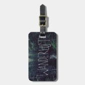Wanderlust Gepäckanhänger (Vorderseite vertikal)