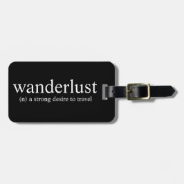 Wanderlust Gepäckanhänger