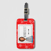 WANDERLUST GEPÄCKANHÄNGER (Vorderseite Vertikal)