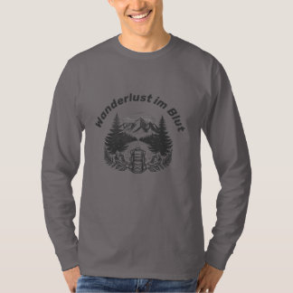 Wanderlust im Blut – Retro-Wander-Shirt T-Shirt