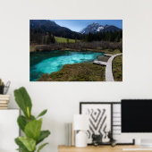 Wanderlust in Zelenci, Slowenien Poster (Heimbüro)