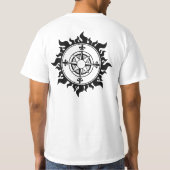 Wanderlust ist ein Wunsch nach Reisen in die Welt T-Shirt (Rückseite)