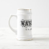 Wanderlust ist eine kraftvolle Krankheit Bierglas (Links)