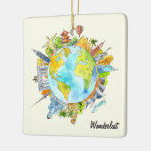 Wanderlust Keramikornament (Links)