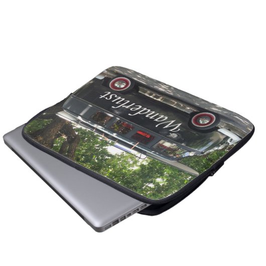 Wanderlust Laptopschutzhülle (Vorne Knopf)