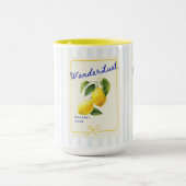 Wanderlust Lemon Morning Mug Tasse (Zentrum)