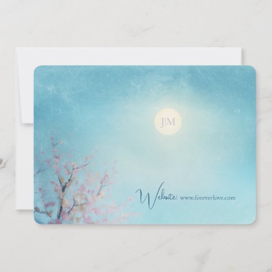 Wanderlust Liebe Trailer Template Wedding Einladung (Rückseite)