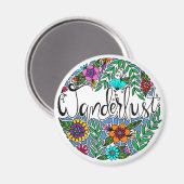 Wanderlust Magnet (Vorderseite/Rückseite)