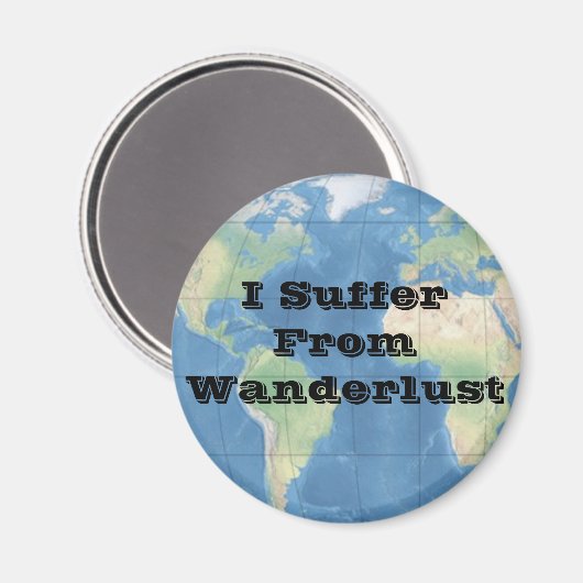 Wanderlust Magnet (Vorderseite/Rückseite)