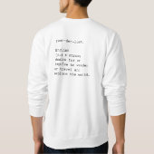Wanderlust Men's Crewneck Sweatshirt (Rückseite)