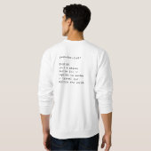 Wanderlust Men's Crewneck Sweatshirt (Schwarz voll)