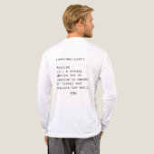 Wanderlust Men's Long Sleeve Bella Leinwand T-Shir Tri-Blend Shirt (Voller Rücken)