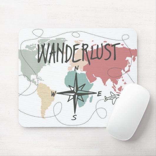 Wanderlust Mousepad (Mit Mouse)