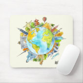 Wanderlust Mousepad (Mit Mouse)