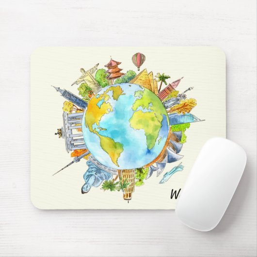 Wanderlust Mousepad (Mit Mouse)