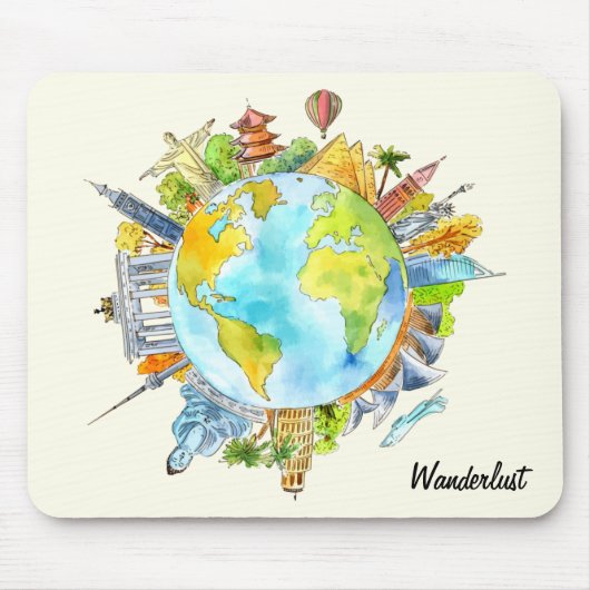 Wanderlust Mousepad (Vorne)