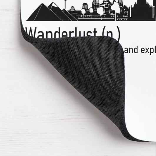 Wanderlust Mousepad (Ecke)