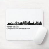 Wanderlust Mousepad (Mit Mouse)