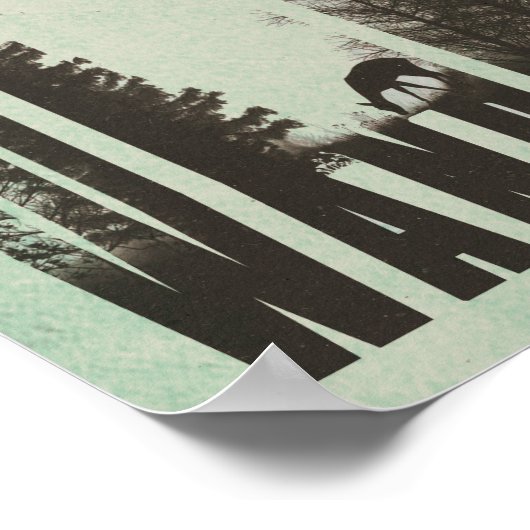 Wanderlust Poster (Ecke)