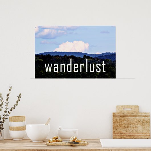 Wanderlust Poster (Küche)